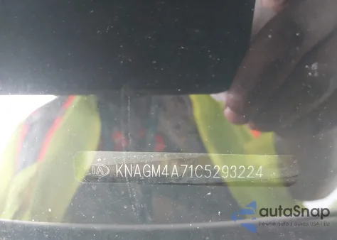 2012 Kia Optima Lx from USA, damaged, VIN KNAGM4A71C5293224